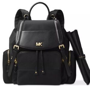 Michael Kors Mott large Nylon backpack diaper bag Black